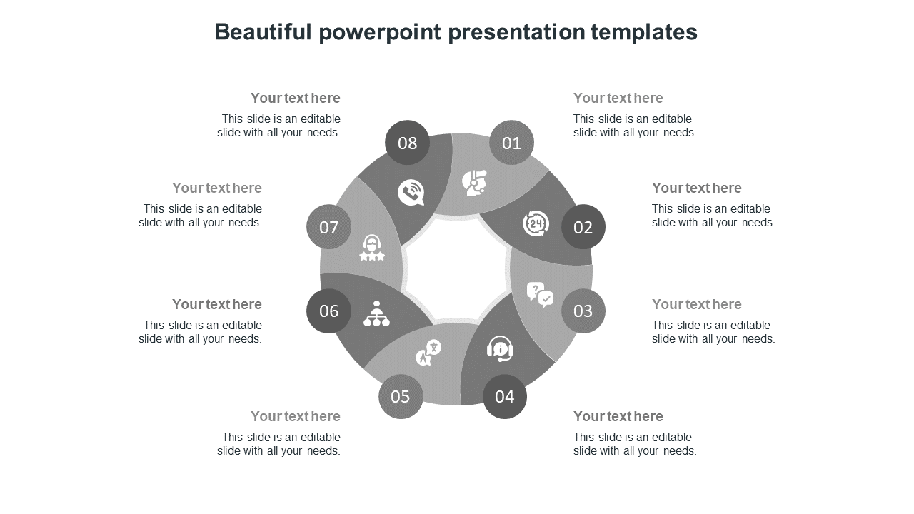 beautiful powerpoint presentation templates-grey